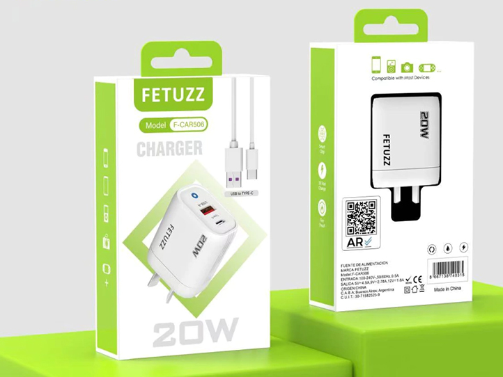 Cargador FETUZZ 20W tipo C